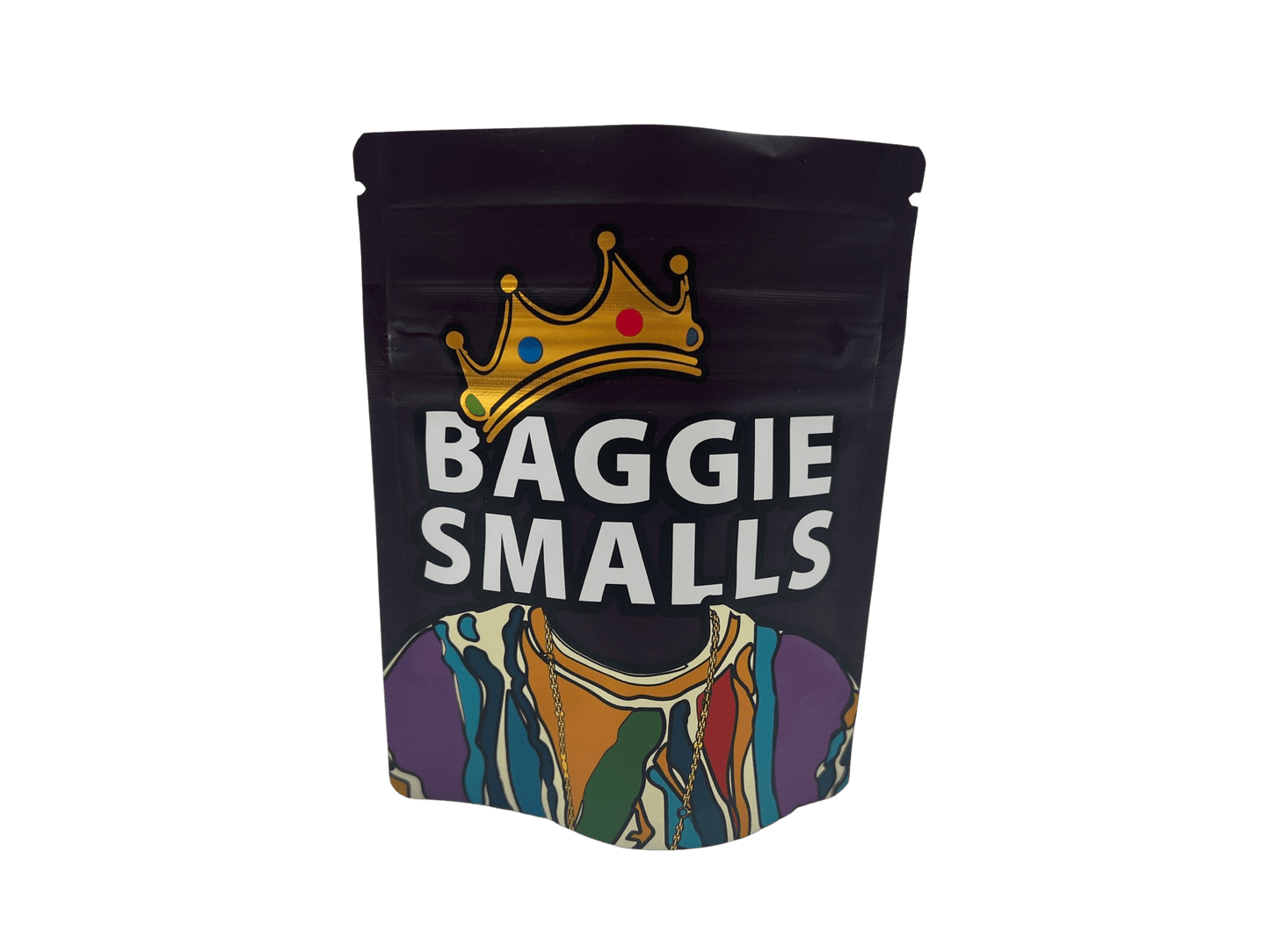 10-Pack Bag King Baggie Smalls Wide Mouth Child-Resistant Mylar Bag | 1/8th ounce