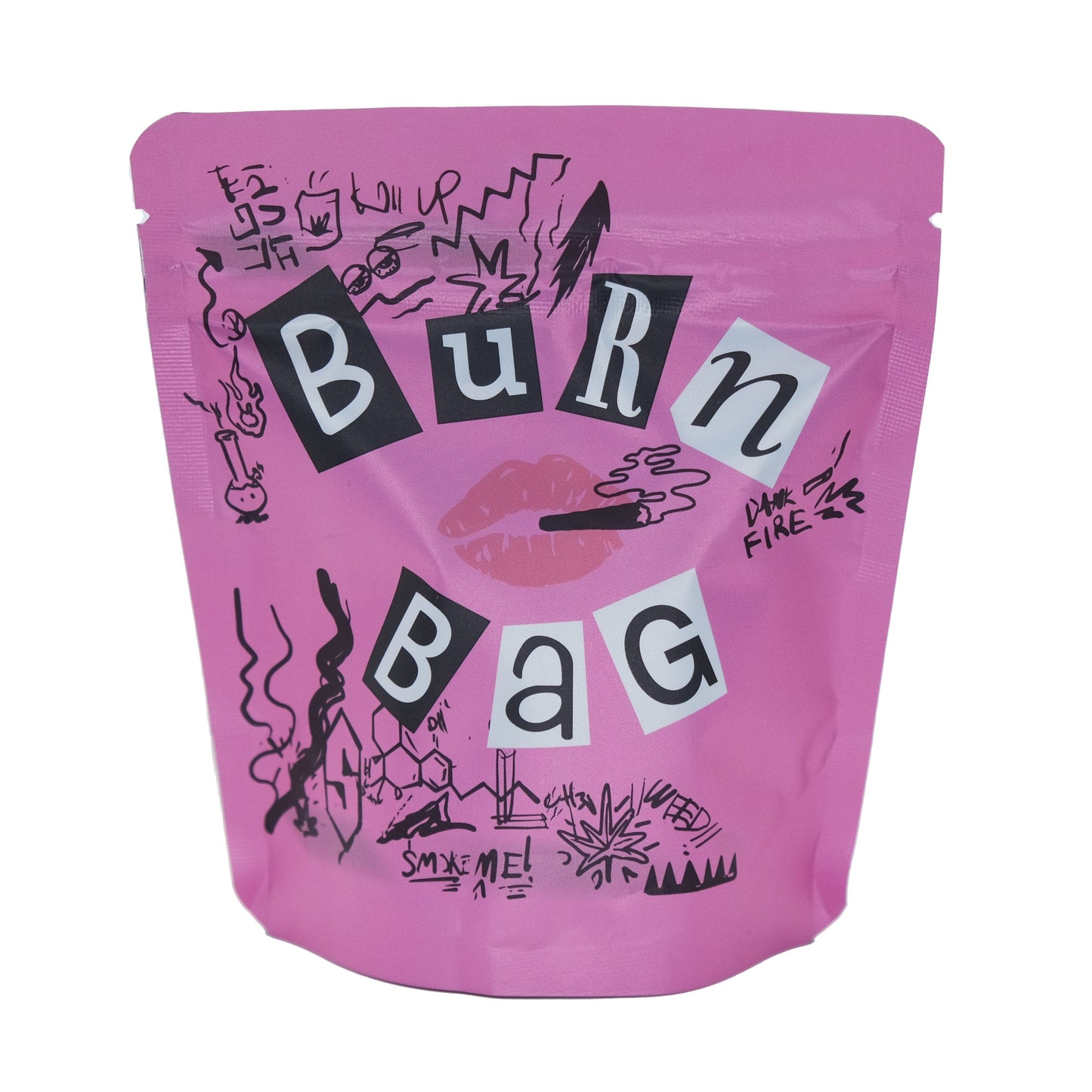 10-Pack Bag King Burn Bag Wide Mouth Mylar Bag | 1/8th ounce