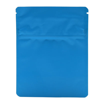 10-Pack Bag King Child-Resistant Opaque Wide Mouth Mylar Bag | 1/8th ounce Matte Blue