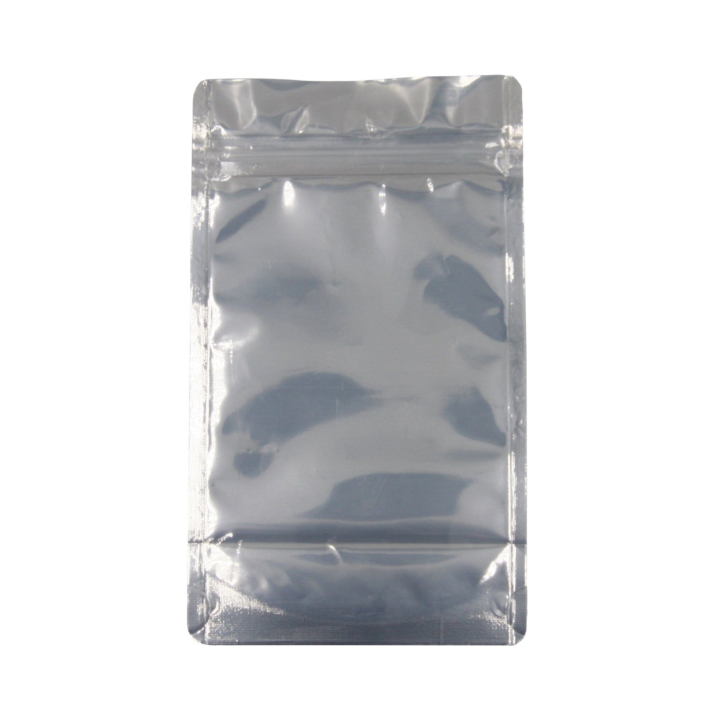 Bag King Child-Resistant Clear Front Mylar Bag | 1/4 oz Chrome / Single Unit