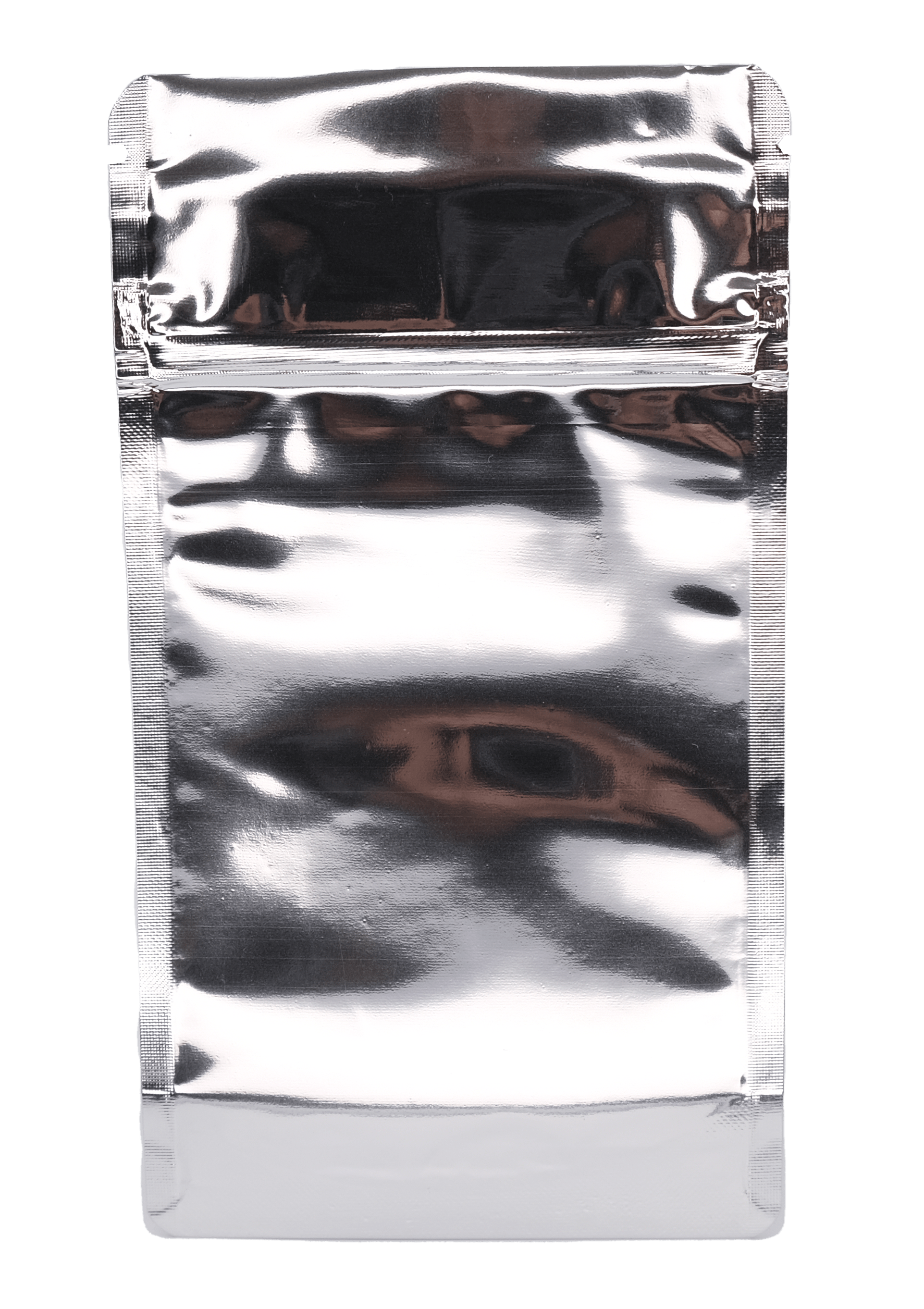Bag King Child-Resistant Opaque Mylar Bag | 1/4th oz Chrome / Single Unit