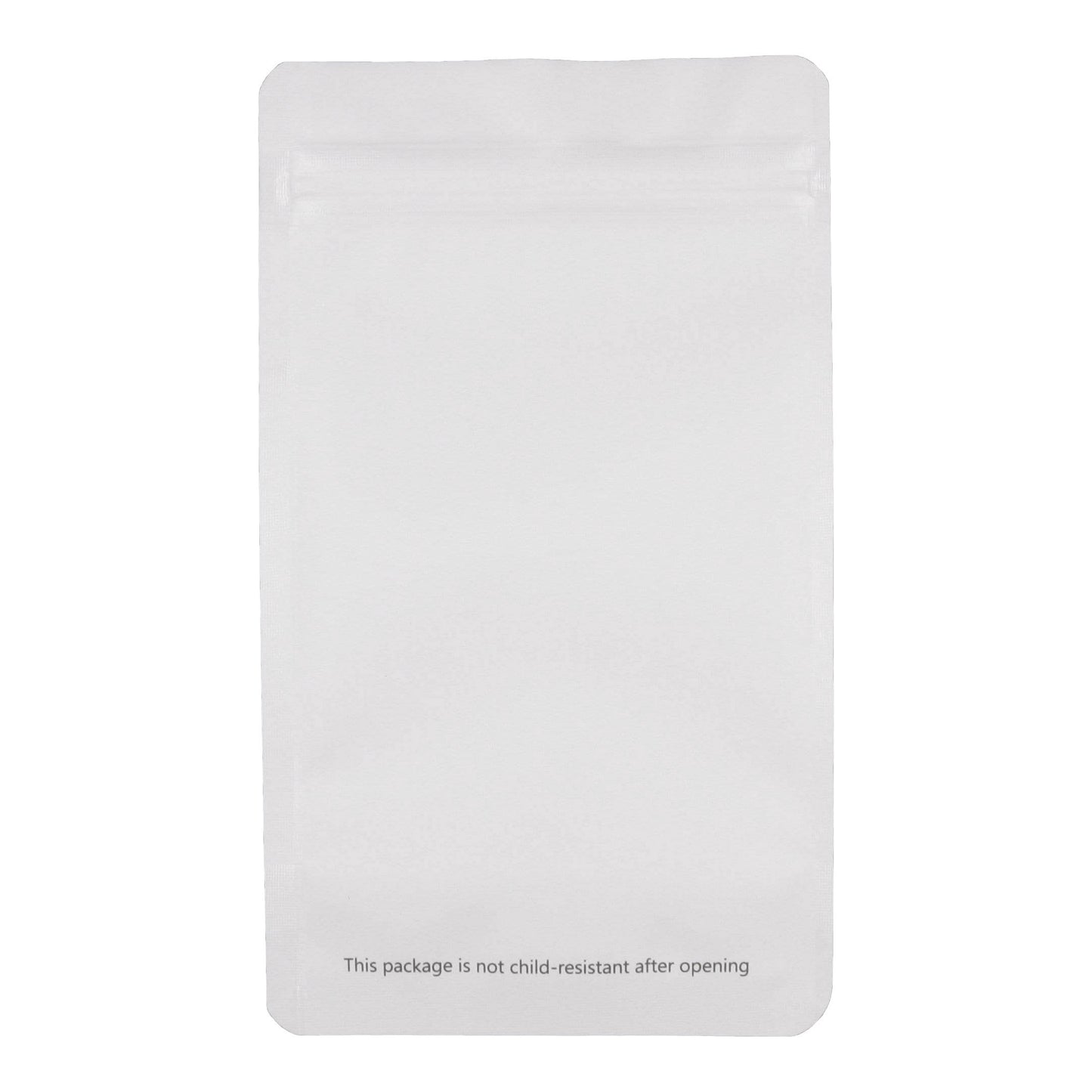 Bag King Clear Front Mylar Bag (1/4th oz) Matte White / Single Unit