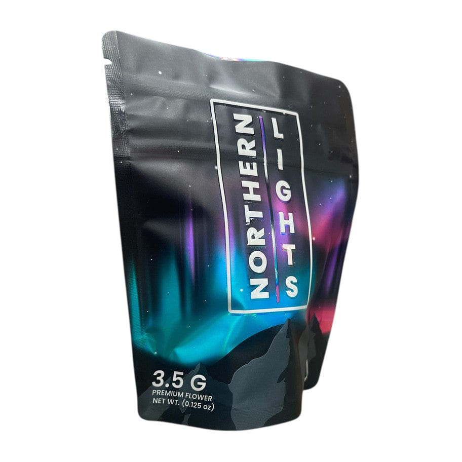 Bag King Northern Lights Strain Child-Resistant Mylar Bag | 1/8 oz