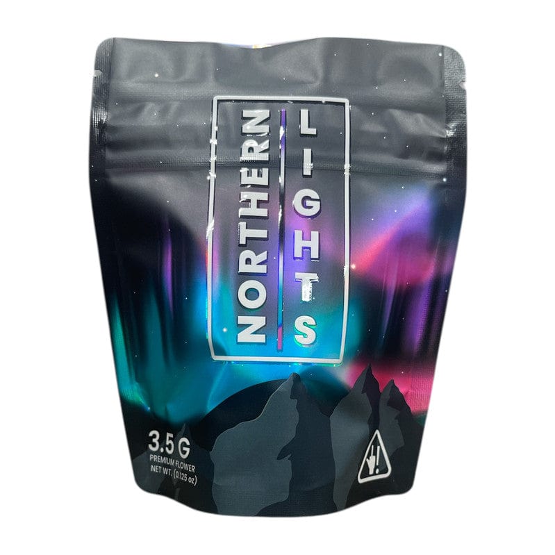 Bag King Northern Lights Strain Child-Resistant Mylar Bag | 1/8 oz