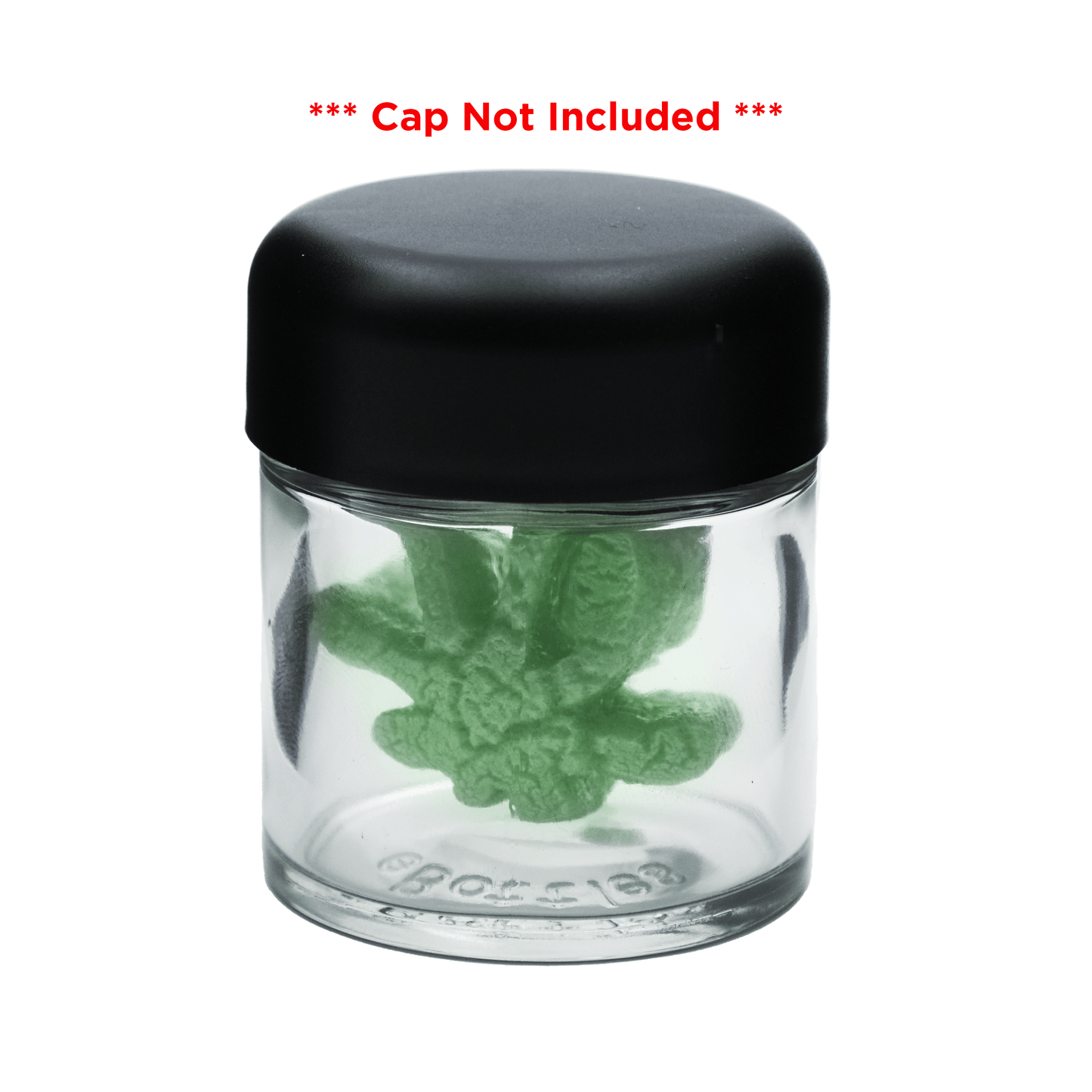 eBottles 1 Gram Glass Child-Resistant Straight Sided Jar 38/400