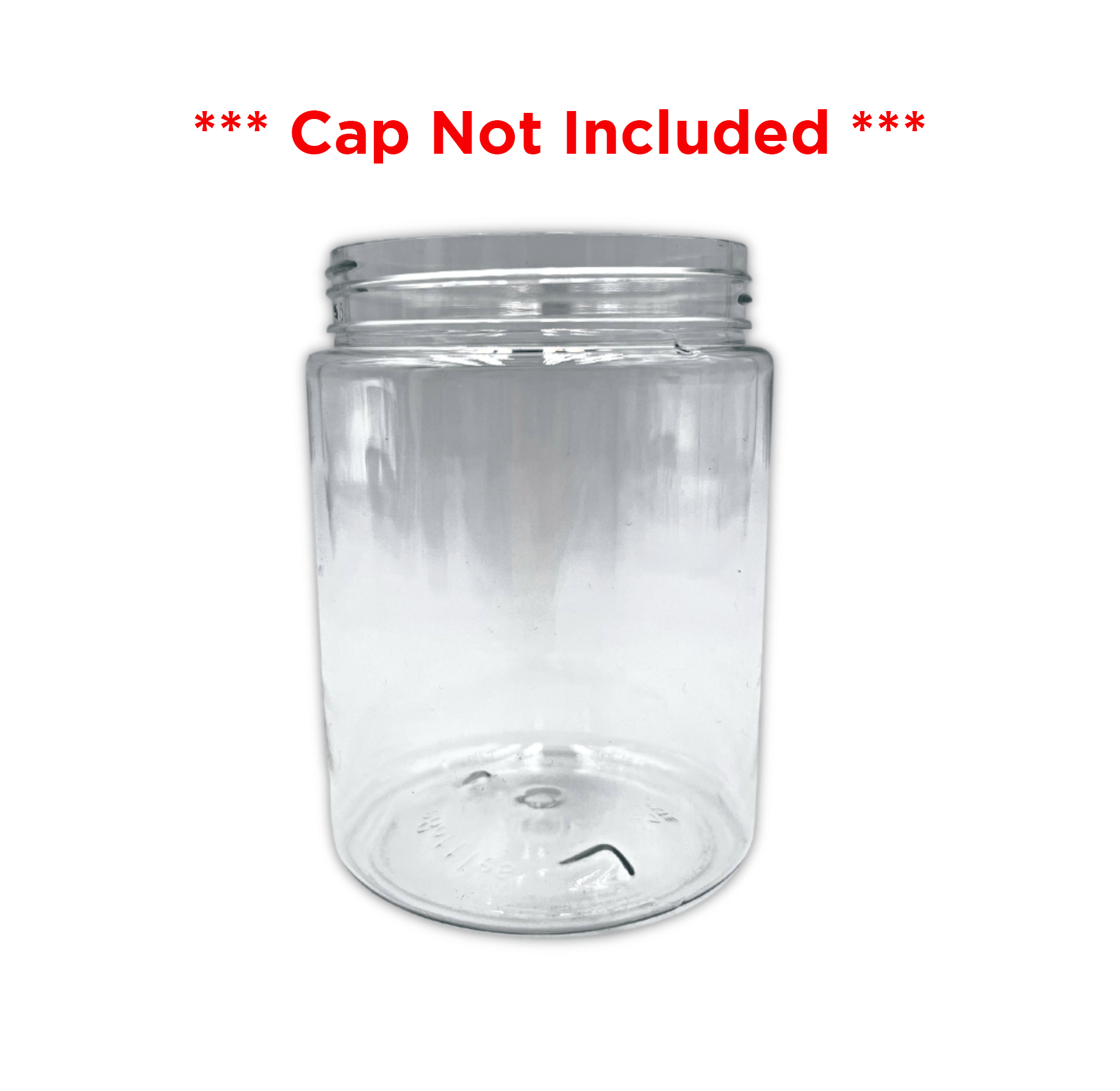 eBottles 10 oz PET Child-Resistant Straight Sided Jar 66/400 Clear