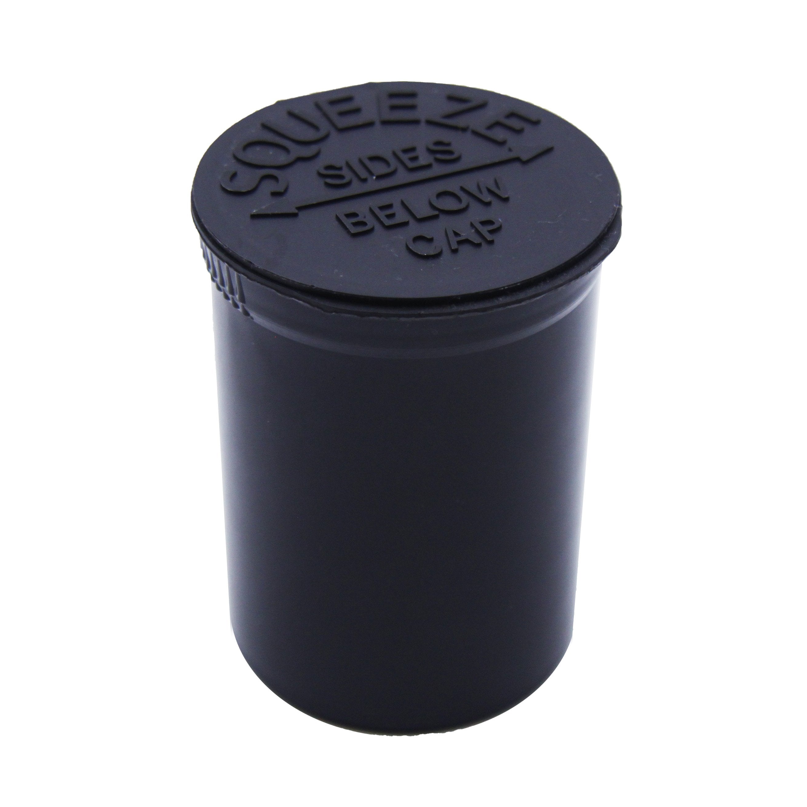 30 Dram Pop Top Child Resistant Bottles Black