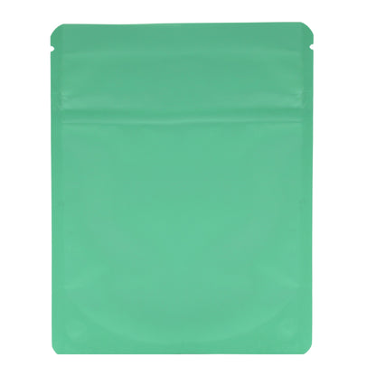 Bag King Child-Resistant Opaque Wide Mouth Bag (1/8th oz) 3.9" x 4.9" Matte Seafoam