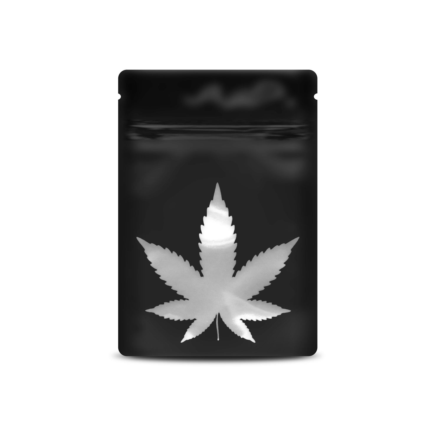 Bag King Clear Leaf Bag (1 gram) Black Matte