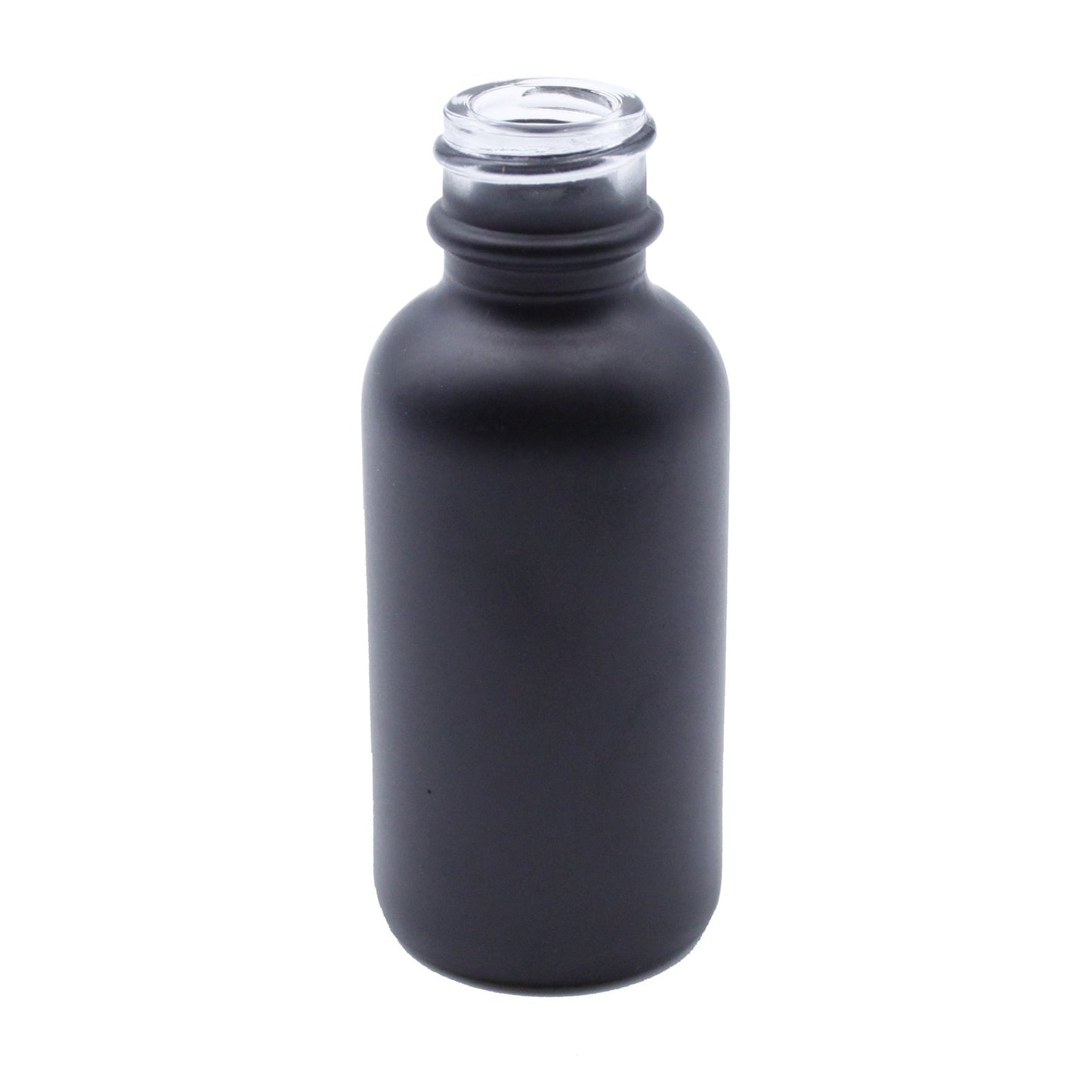 Black Child-Resistant Glass Dropper Bottle w/ 0.8ml Non-Graduated Dropper - 1 oz
