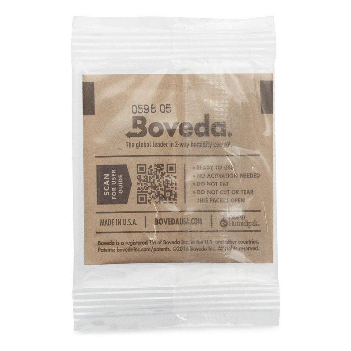 Boveda 58% RH (4 Gram) Single Pack