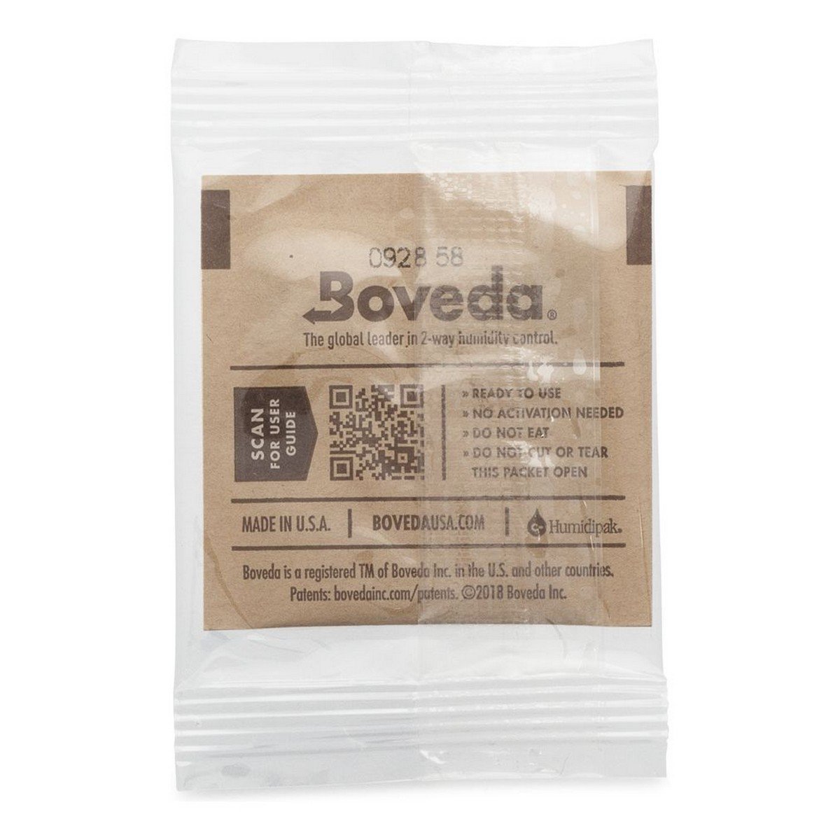 Boveda 62% RH (4 gram) Single Pack