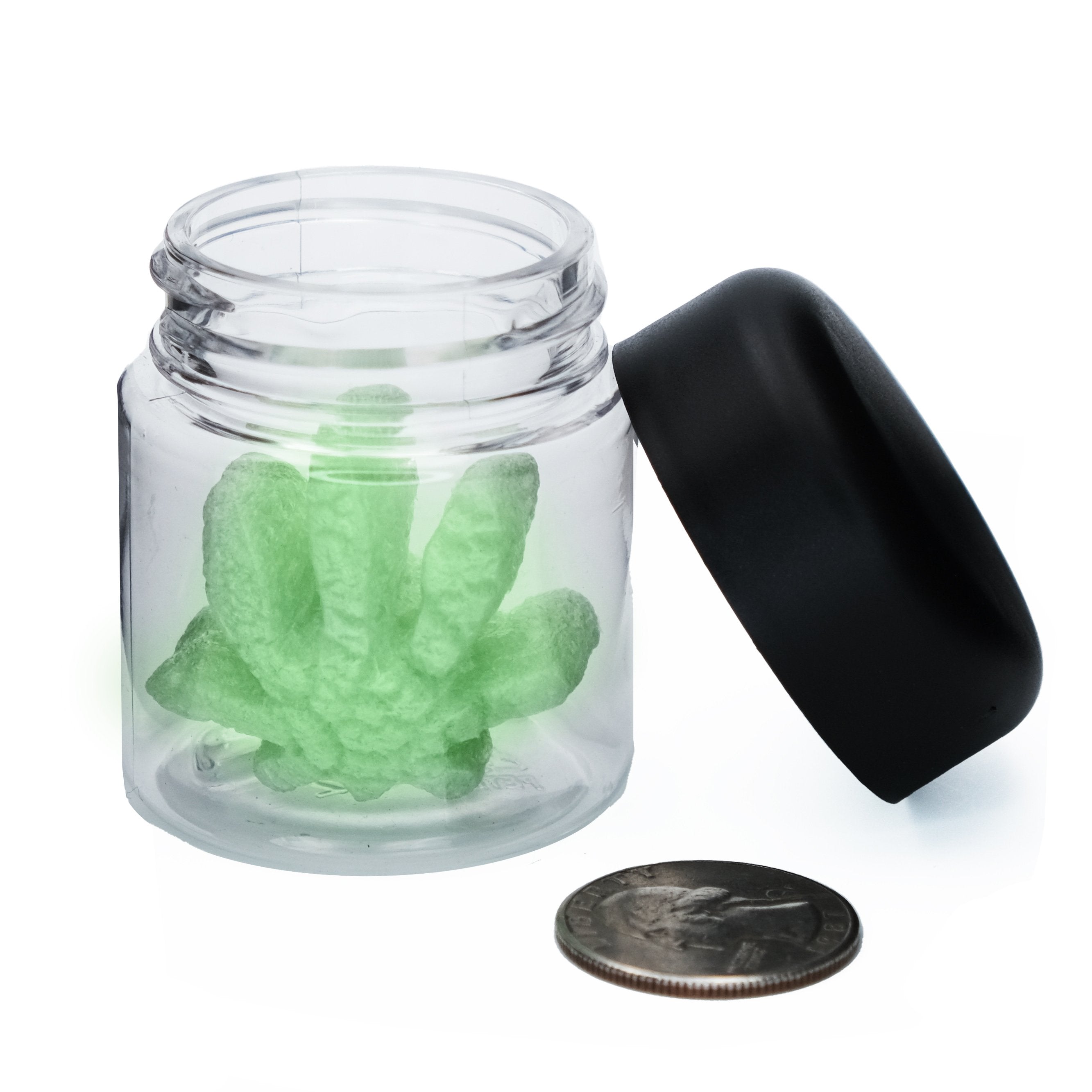 eBottles 1 gram PET Child-Resistant Straight Sided Jar 38/400