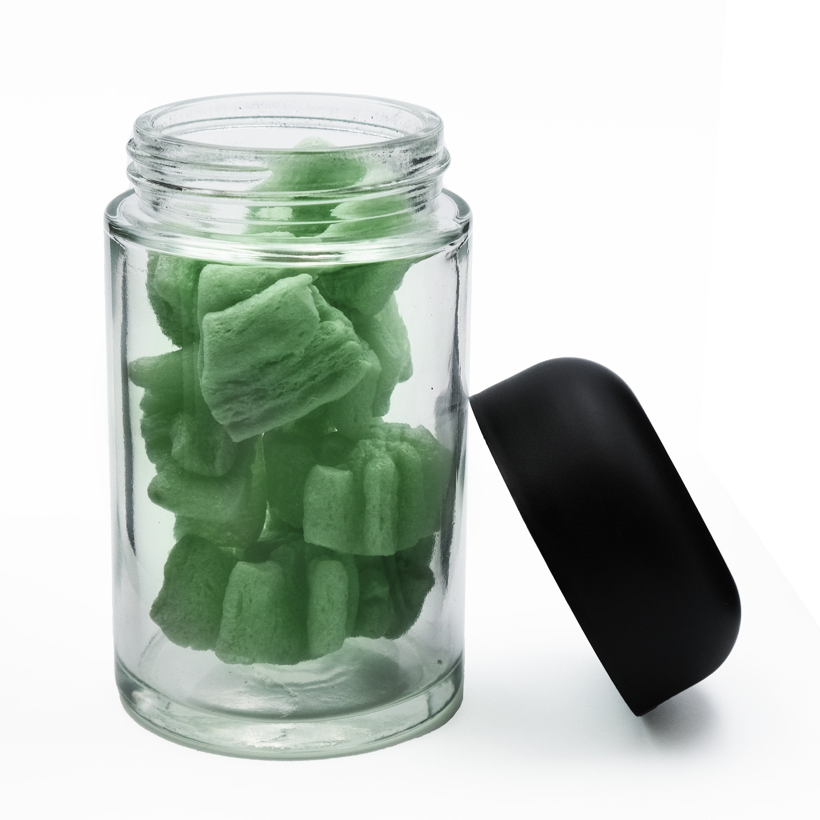 eBottles 6 oz Glass Child-Resistant Straight Sided Jar 53/400