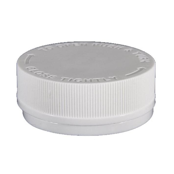 eBottles Child Resistant & Tamper Evident Ribbed 53/400 Cap White