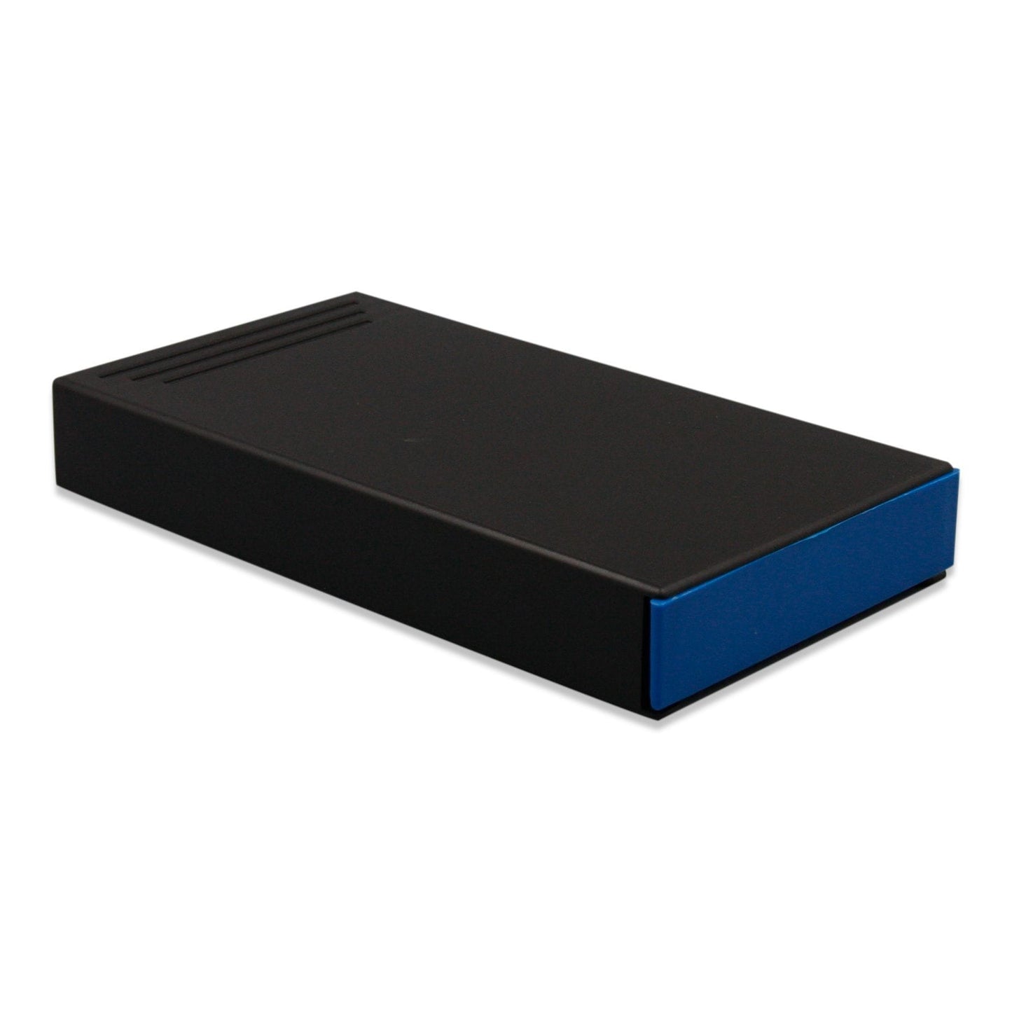 Pre-Roll / Edible Push and Pull Box 109mm Black / Blue