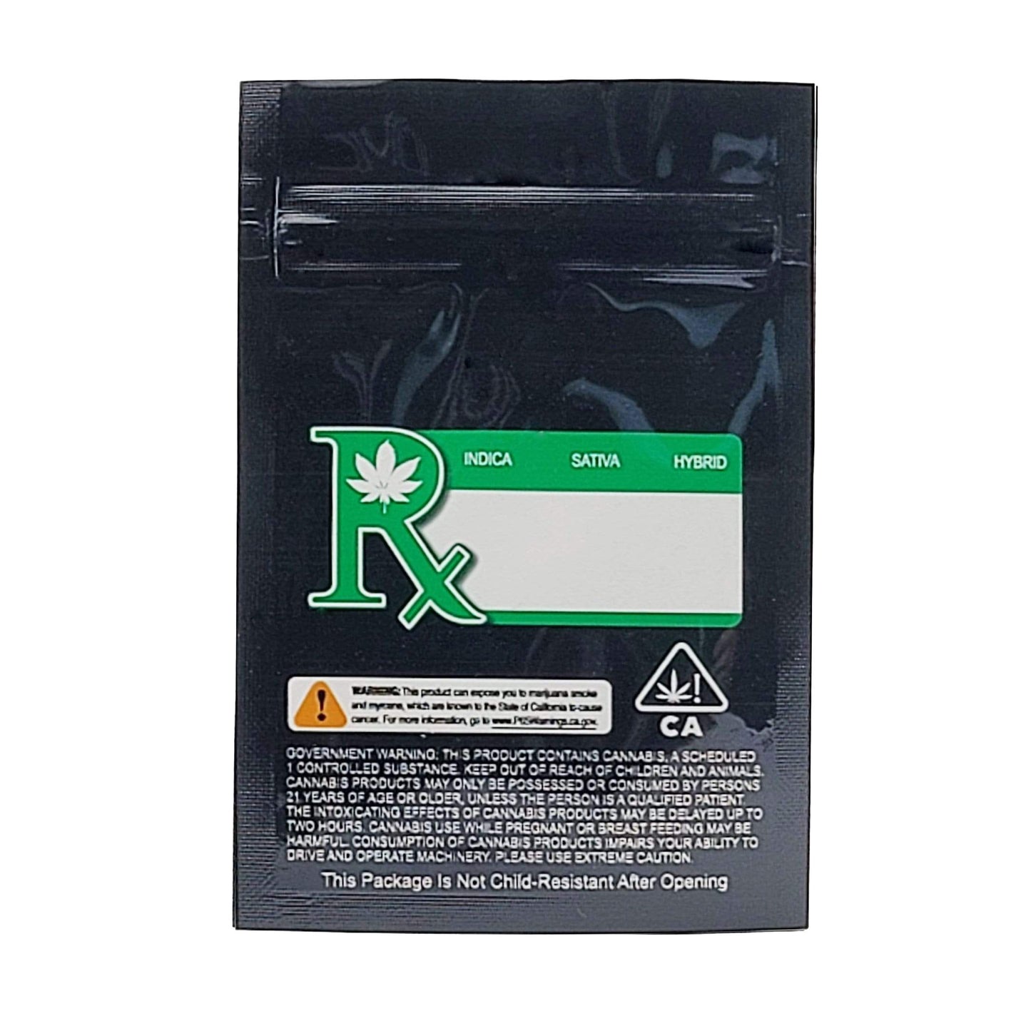 Smell Proof Bag (1 gram) Black