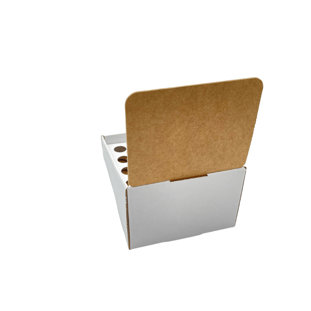 White Pop Counter Display - Large (Fits 24 Pre-Roll Tubes)