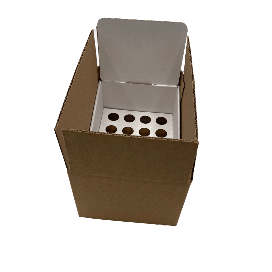 White Pop Counter Display - Large (Fits 24 Pre-Roll Tubes)