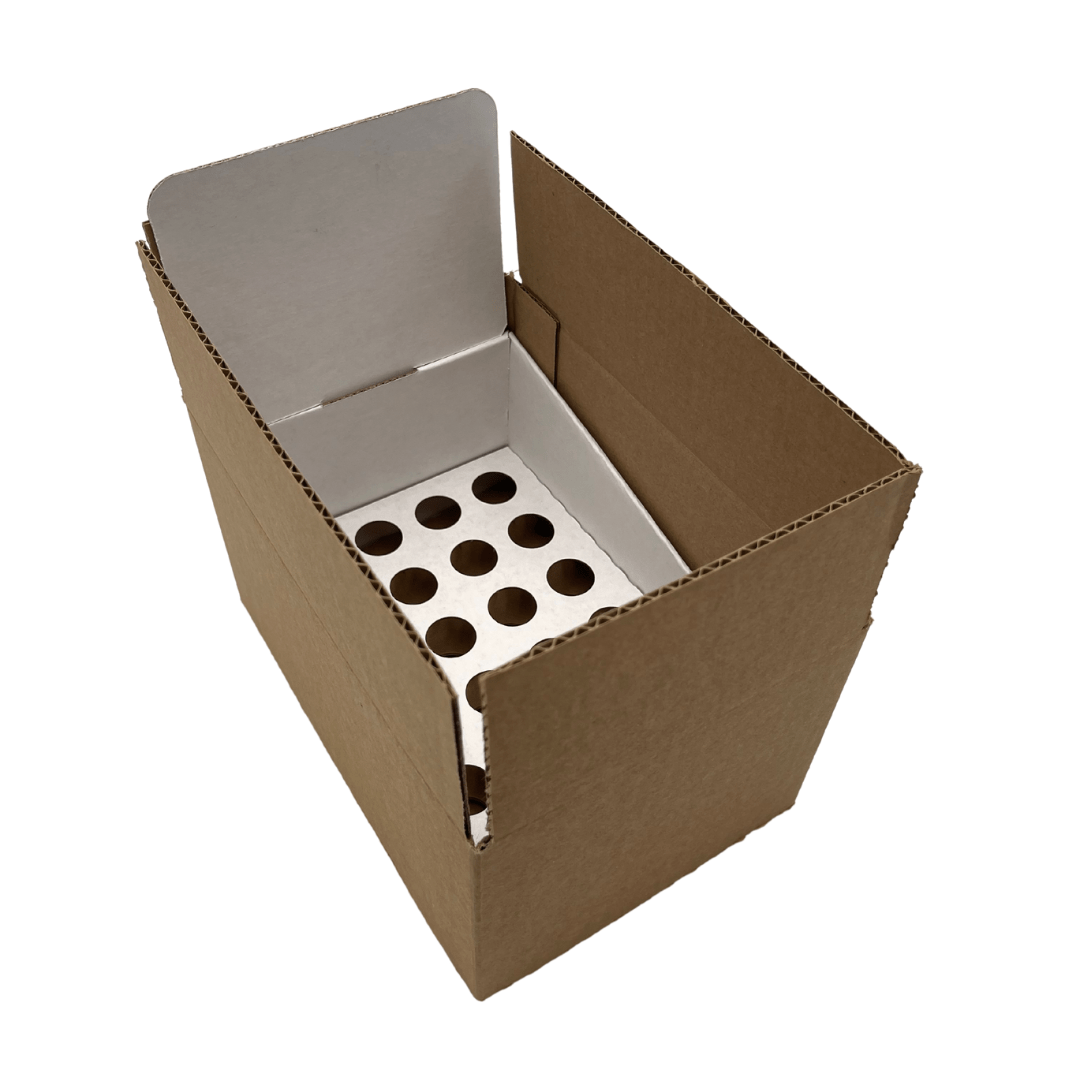 White Pop Counter Display - Large (Fits 24 Pre-Roll Tubes)