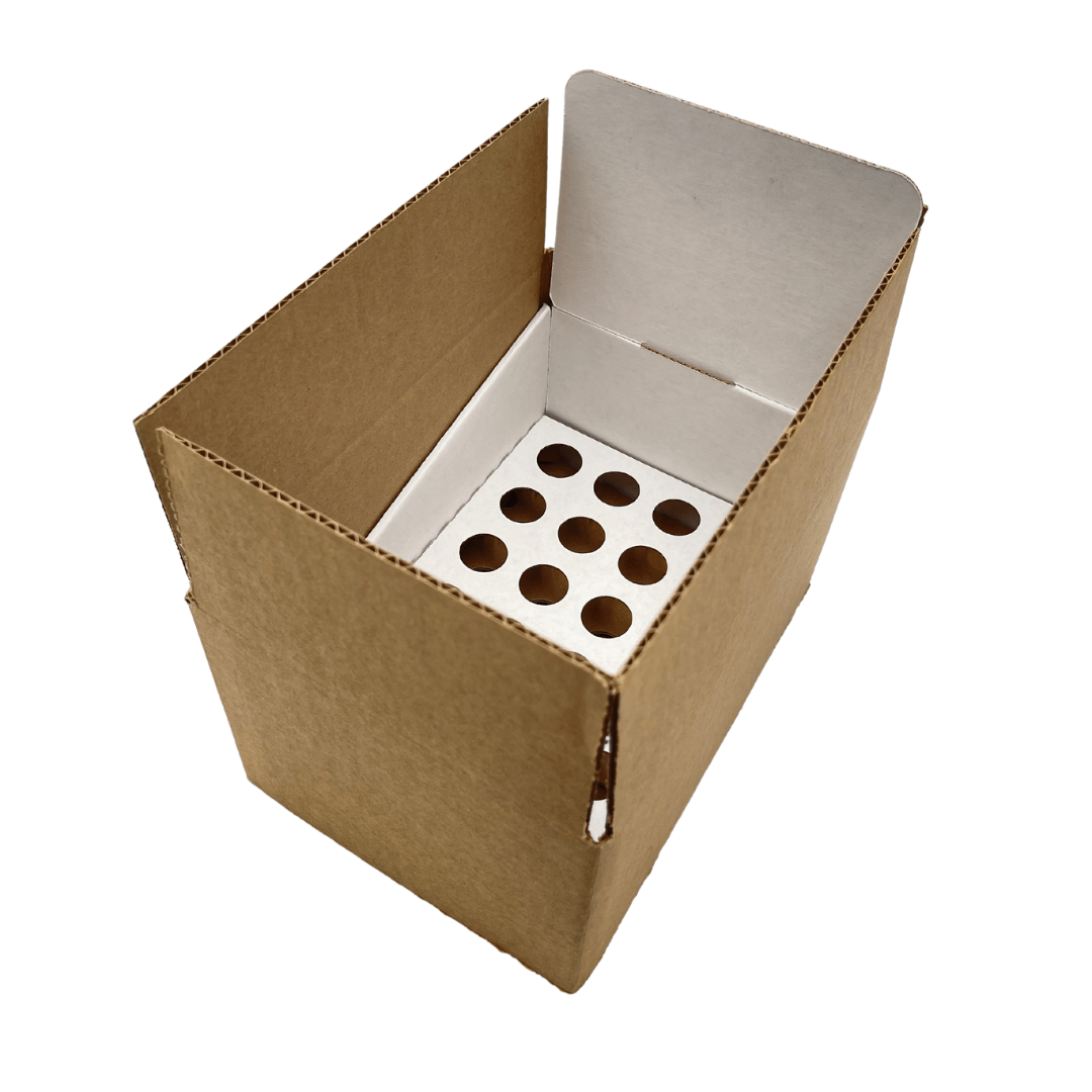 White Pop Counter Display - Large (Fits 24 Pre-Roll Tubes)