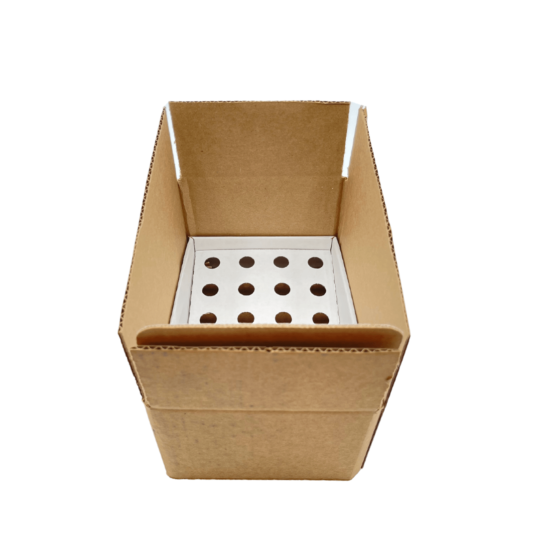 White Pop Counter Display - Small (Fits 24 Tubes)