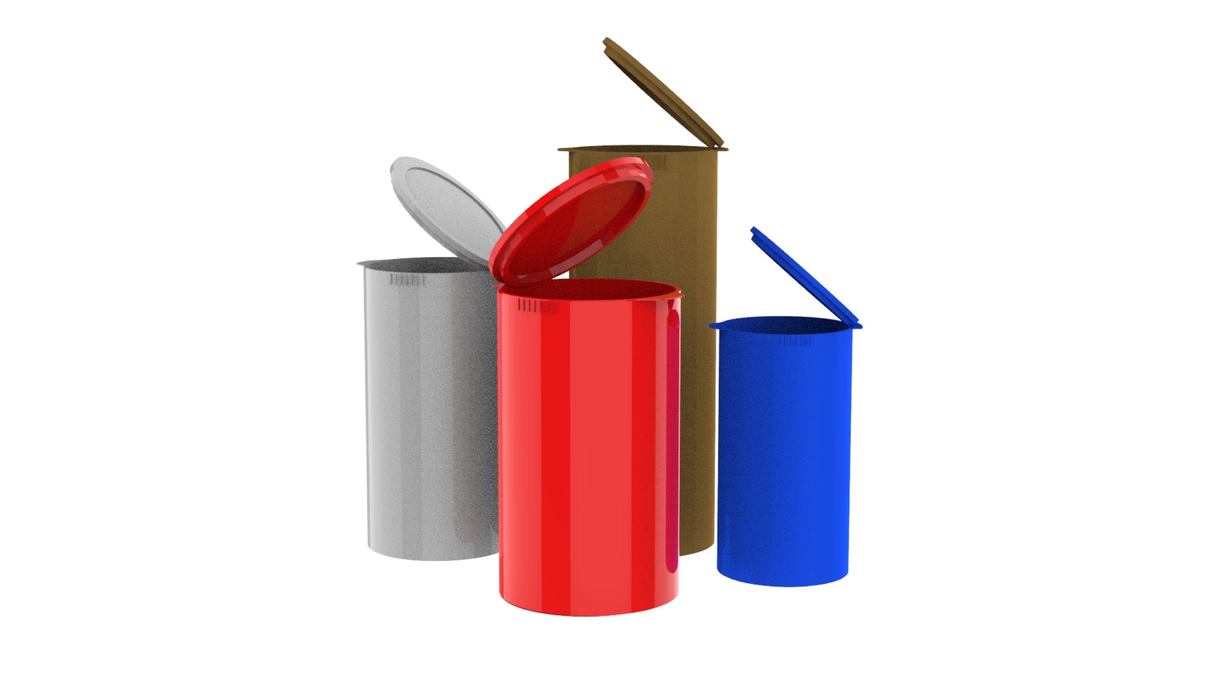 Pop tops in multiple sizes and colors from Bag King