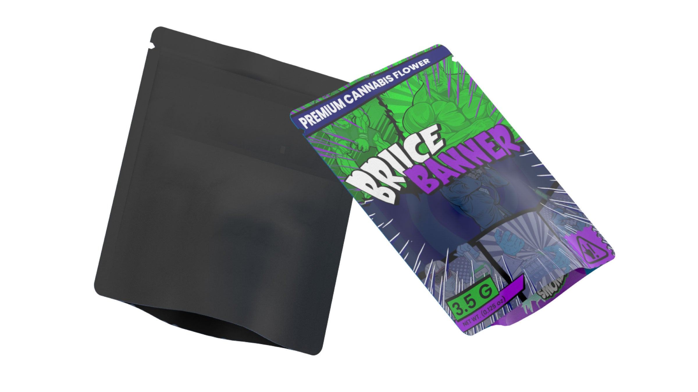 mylar bags both child resistant and single use in multiple sizes