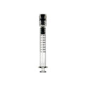 1 mL Glass Dab Applicator Syringes with Luer Lock System - Box of 100