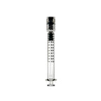 1 mL Glass Dab Applicator Syringes with Luer Lock System - Box of 100