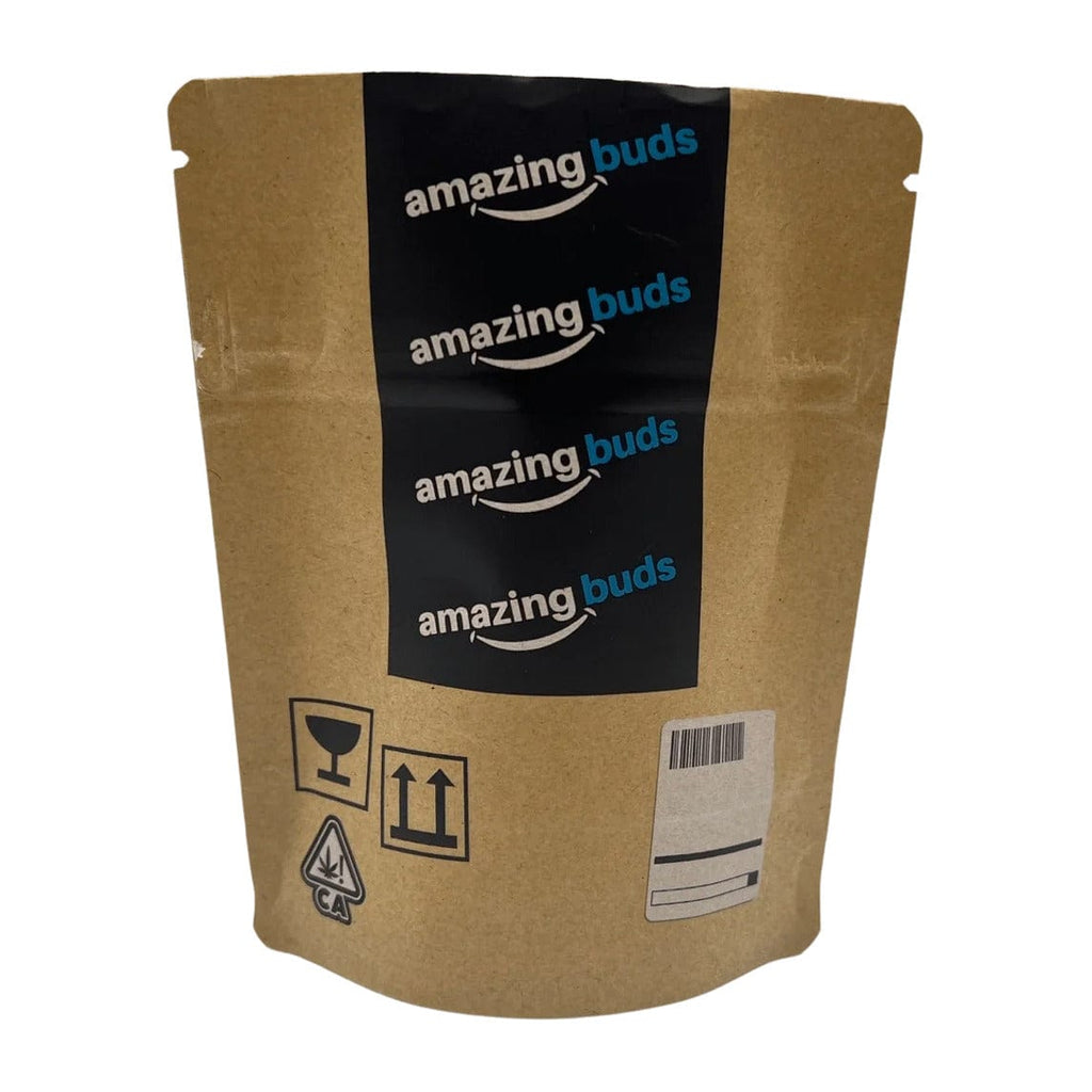 10-Pack Bag King Amazing Buds Shipping Wide Mouth Child-Resistant Mylar Bag | 1/8th ounce