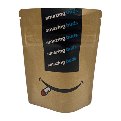 10-Pack Bag King Amazing Buds Shipping Wide Mouth Child-Resistant Mylar Bag | 1/8th ounce