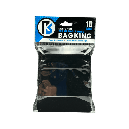 10-Pack Bag King Child-Resistant Opaque Wide Mouth Mylar Bag | 1/8th ounce