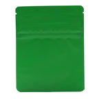 10-Pack Bag King Child-Resistant Opaque Wide Mouth Mylar Bag | 1/8th ounce Matte Green