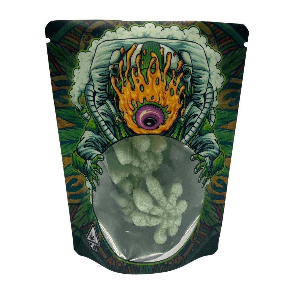 10-Pack Bag King Psychedelic Astronaut Wide Mouth Child-Resistant Mylar Bag | 1/8th ounce
