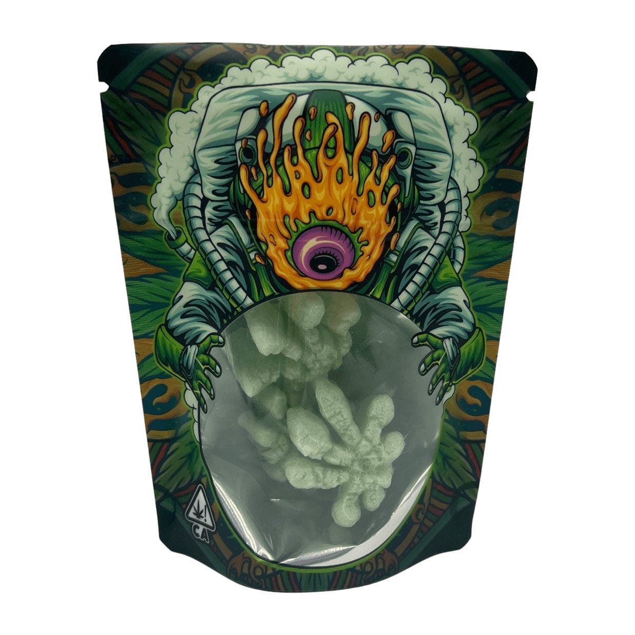 10-Pack Bag King Psychedelic Astronaut Wide Mouth Child-Resistant Mylar Bag | 1/8th ounce