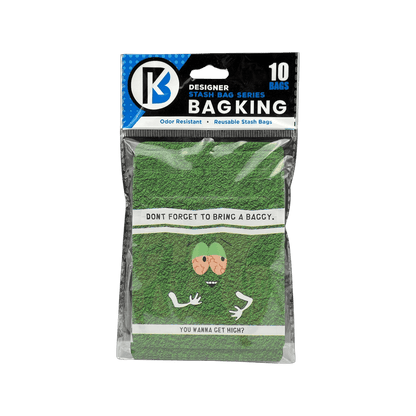 10-Pack Bag King Towel Wide Mouth Mylar Bag | 1/8th ounce