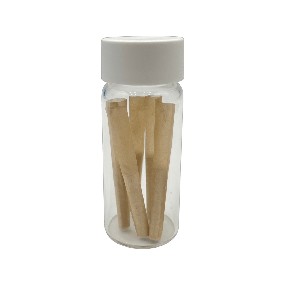 2 oz Glass Jar Pre Roll Multi Pack Bundle ( 2oz Glass Jar + Lid + Cones )
