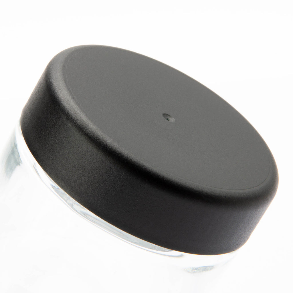 3 oz. Straight Sided Glass Jar with Matching Cap - Case of 36