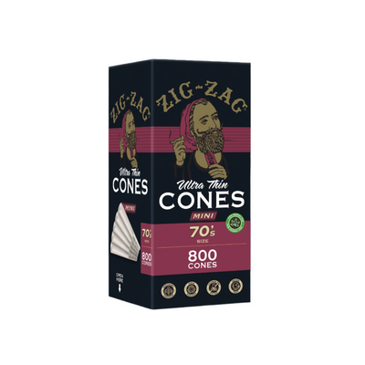 70's Ultra-Thin Bulk Cones - (800 Cone Carton)