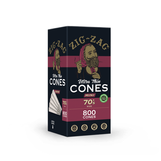 70's Ultra-Thin Bulk Cones - (800 Cone Carton)