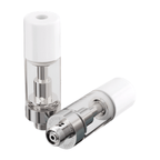 ACTIVE™ EZ Click XL Glass Plus Cartridge Single Unit (Less Than Box Qty) / Ceramic Barrel - White