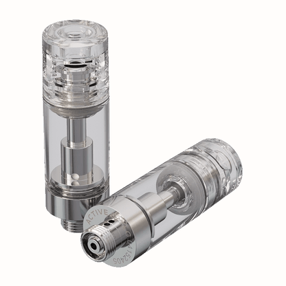 ACTIVE™ EZ Click XL Glass Plus Cartridge Single Unit (Less Than Box Qty) / Plastic Barrel - Clear