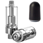 AVD Glass Cartridge (0.5ml, 2.0mm) with Mouthpiece Plastic Bullet Black