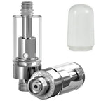 AVD Glass Cartridge (0.5ml, 2.0mm) with Mouthpiece Plastic Bullet White