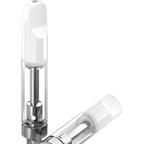 AVD Glass Vape Cartridge and Mouthpiece Bundle BOGO Flat White