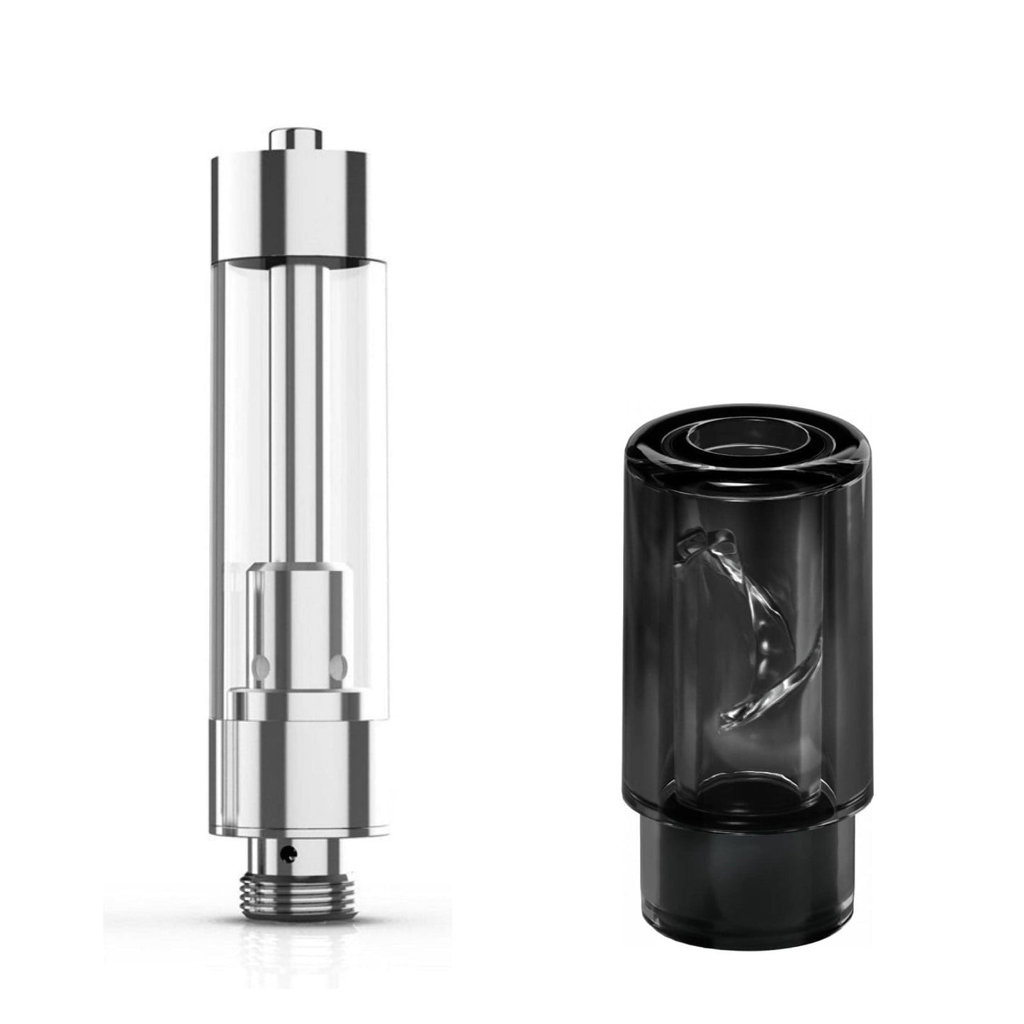 AVD Resin Cartridge (1.0ml, 2.0mm) with Mouthpiece Plastic Black Barrel Vortex