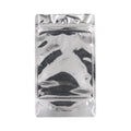 Bag King Child-Resistant Clear Front Green Zipper Bag | 1/4 oz Chrome / Single Unit