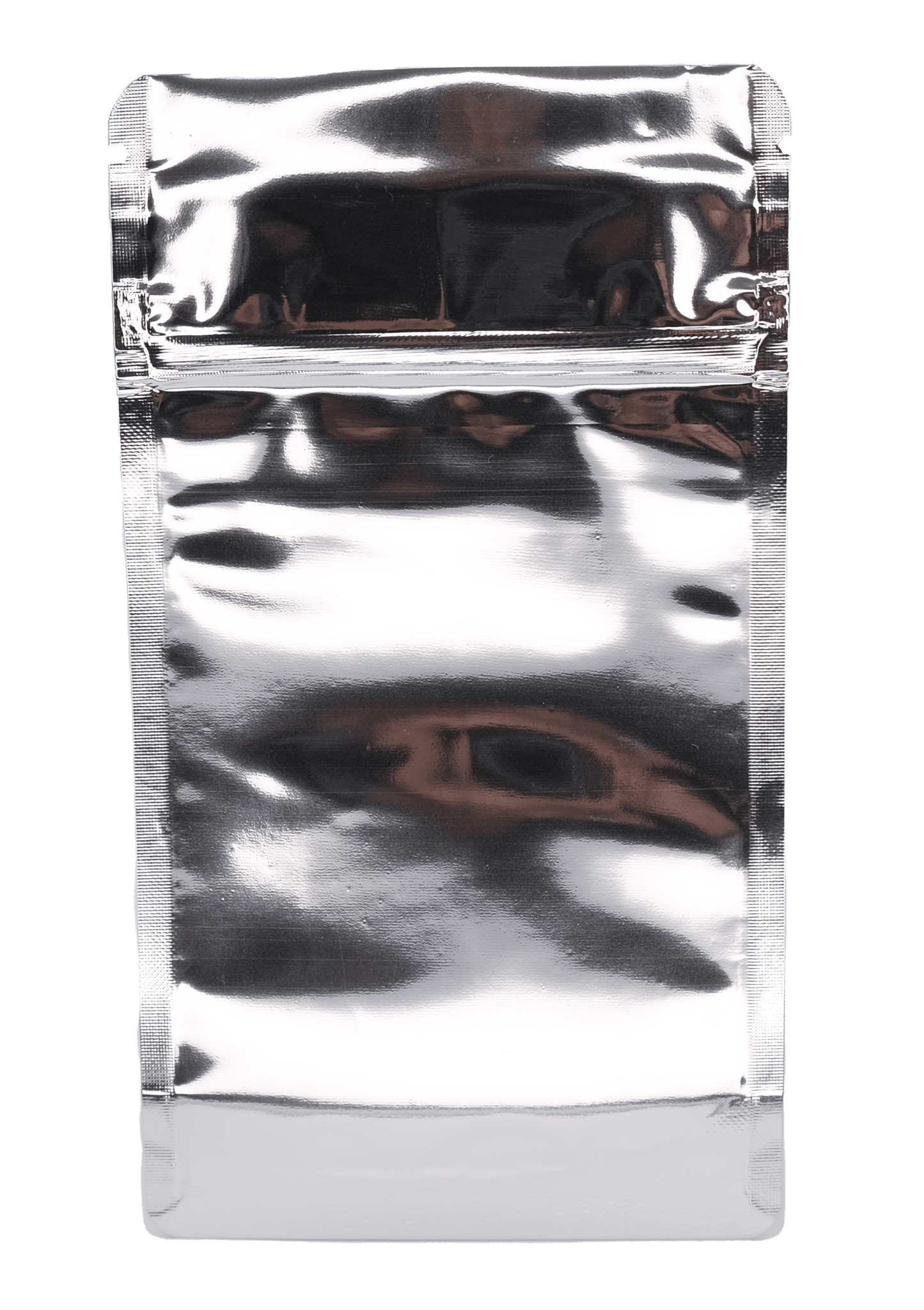 Bag King Child-Resistant Opaque Mylar Bag | 1/4th oz Chrome / Single Unit