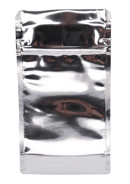 Bag King Child-Resistant Opaque Mylar Bag | 1/4th oz Chrome / Single Unit